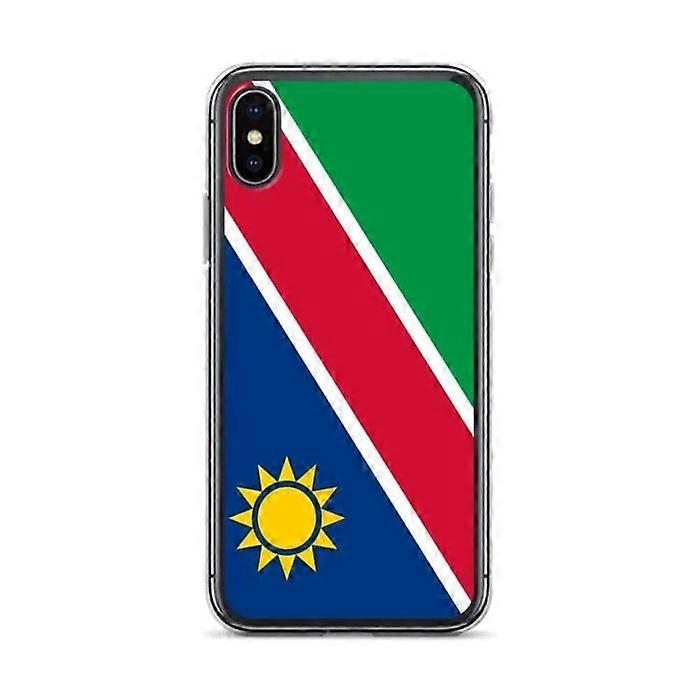 iPhone Case - Namibia - Flag - Flexible - Slim Design - Compatible with iPhone X