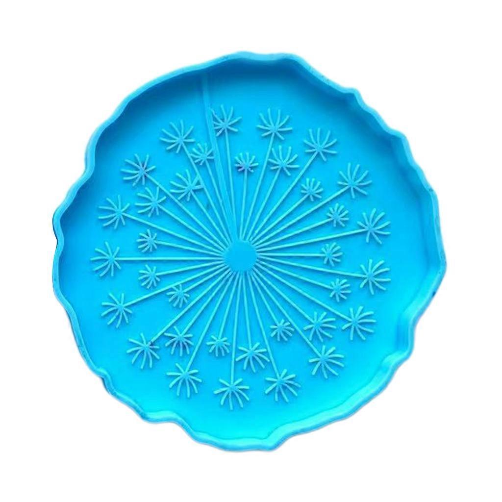Resin Silicone Molds Mirror Coaster Epoxy Molds Resin Casting Molds for Craft Making Agate Slice Coasters Cup Mats