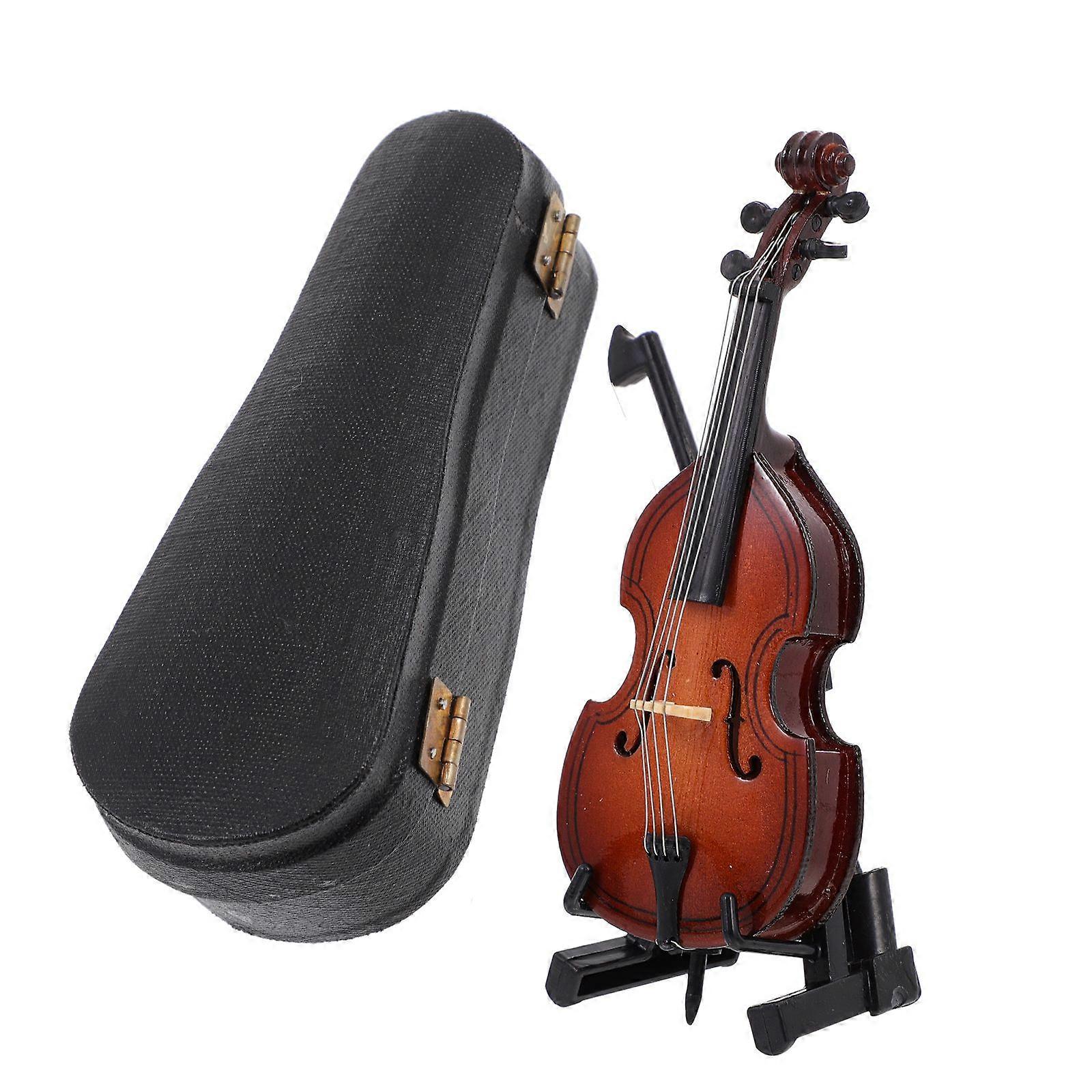 1Pc  Mini Violoncello Model Mini Violoncello Adornment Realistic Instrument Gift