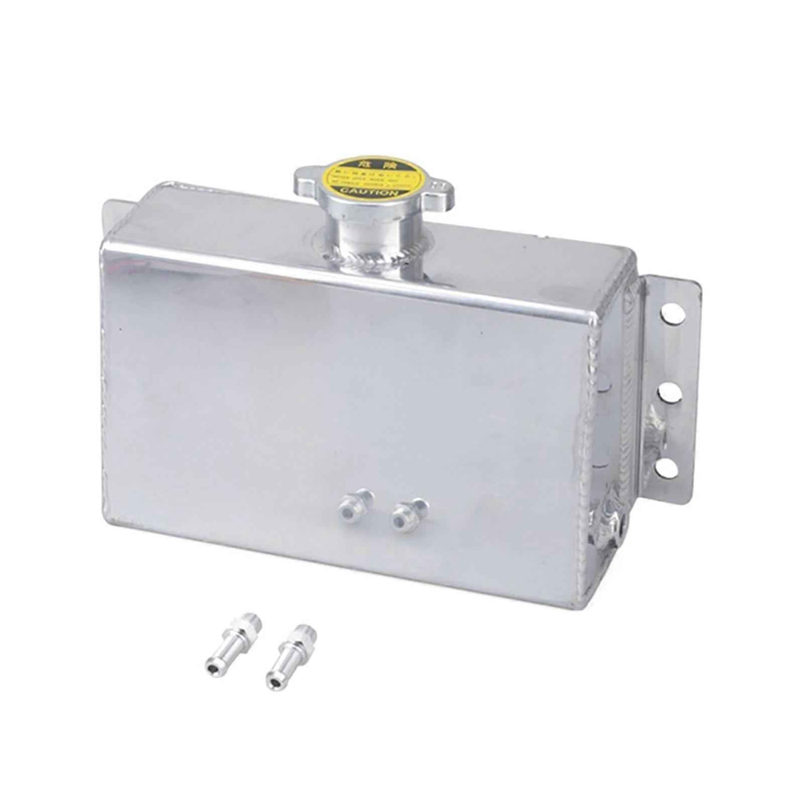 Universal Auto Coolant Expansion Fill Tank Overflow Reservoir Prevent Leaks Improve Cooling System Pressure Regulation