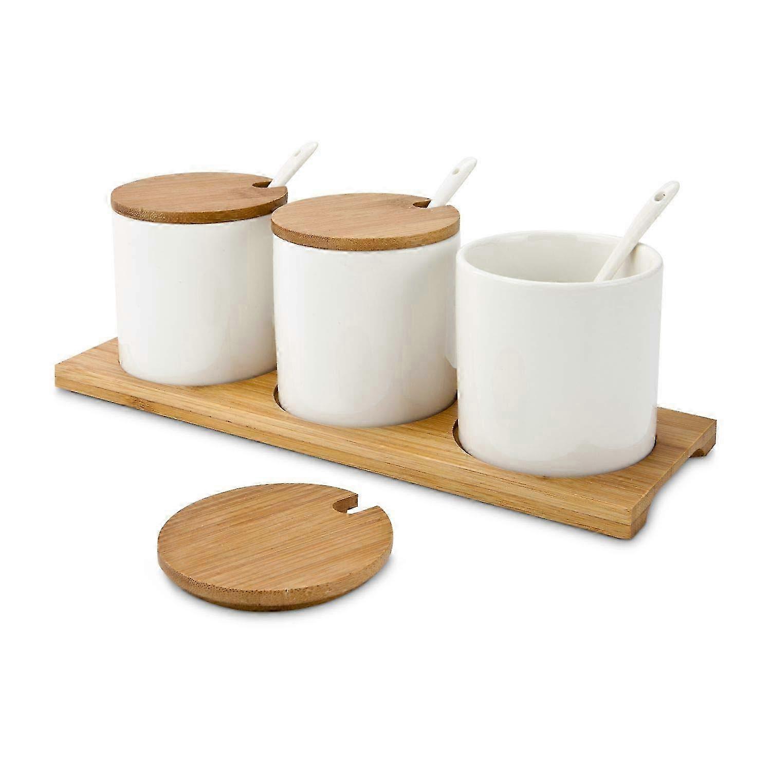 10-Piece Dip Set with Bowls, Spoons, Lids & Serving Boards for Dips, Sauces, Jams
