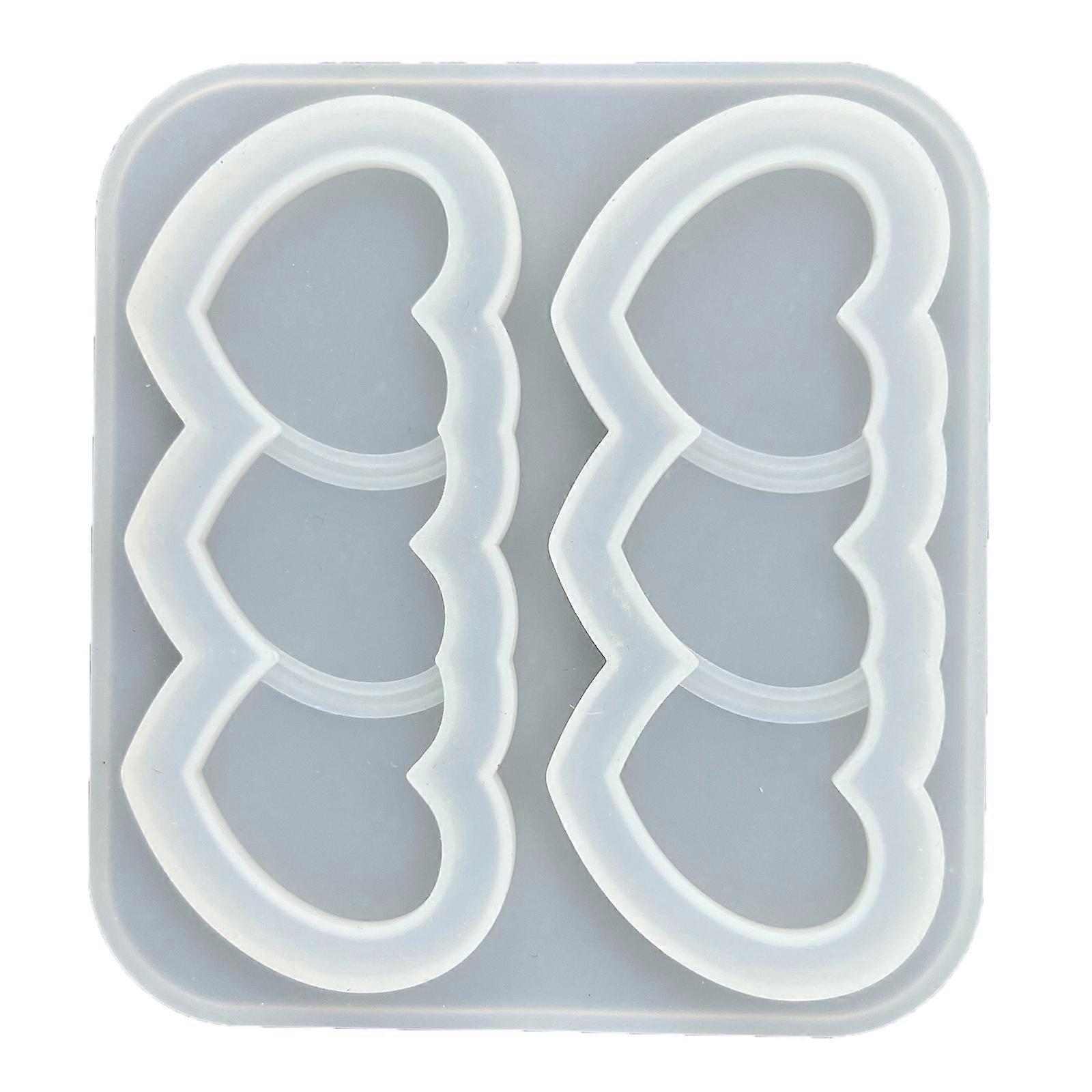 Small Multiple Shape Quicksand Resin Casting Mold Resin Art Mold Crystal Silicone Mold Epoxy Resin Keychain Pendant Mold Multicolor