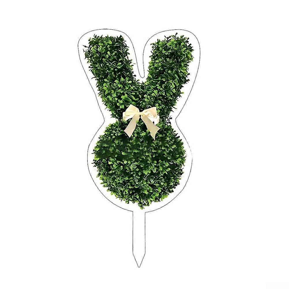 Flat Flower Pot Easter Bunny Spring Garden Outdoor Decoration Plastic Planter Ref: 3309