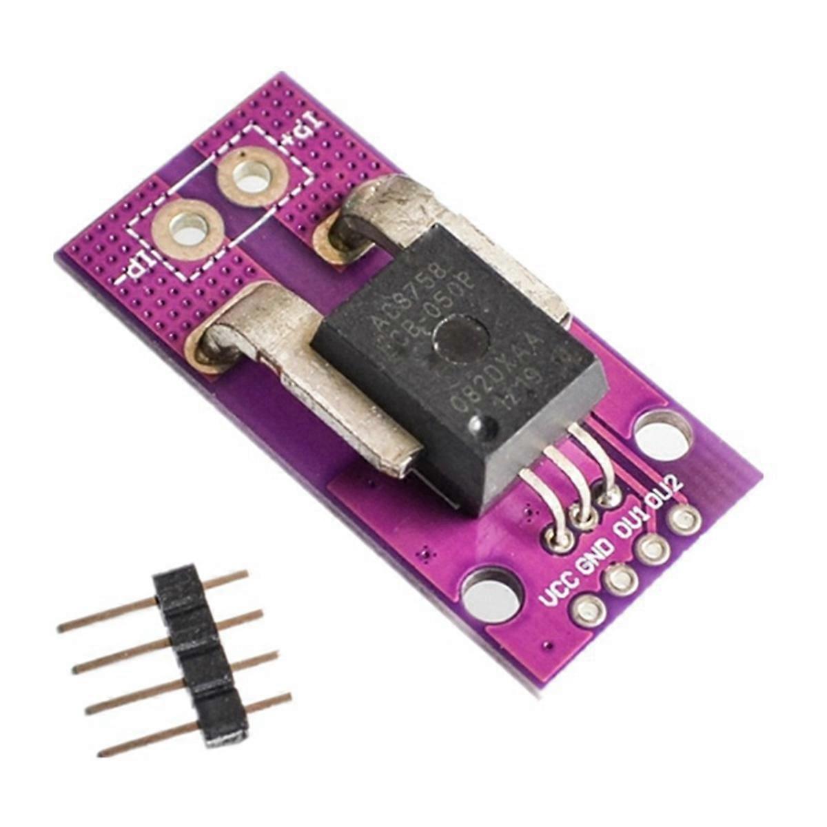 MCU-758 ACS758LCB-050B ACS758LCB-050B-PFF-T 50A Hall Current Sensor Module Linear Current Sensor Mo
