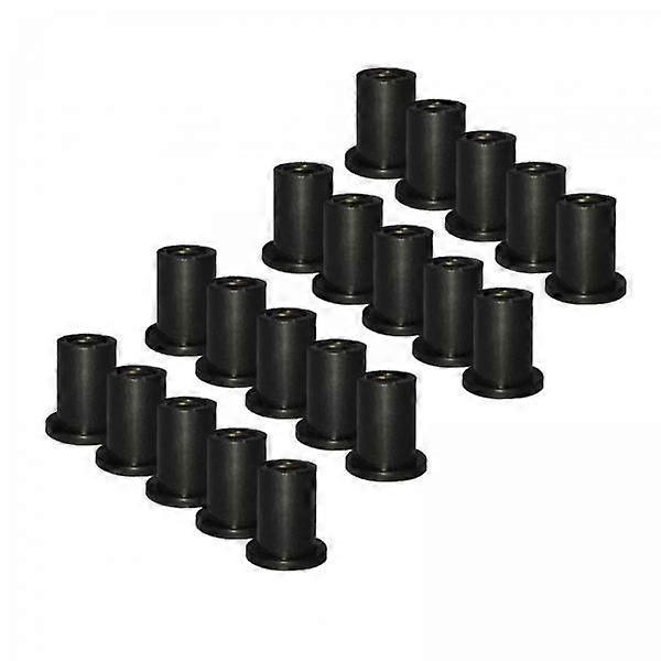 4xDurable Rubber Well Nuts Cowls Fastener Metric Universal Replace 20x M4