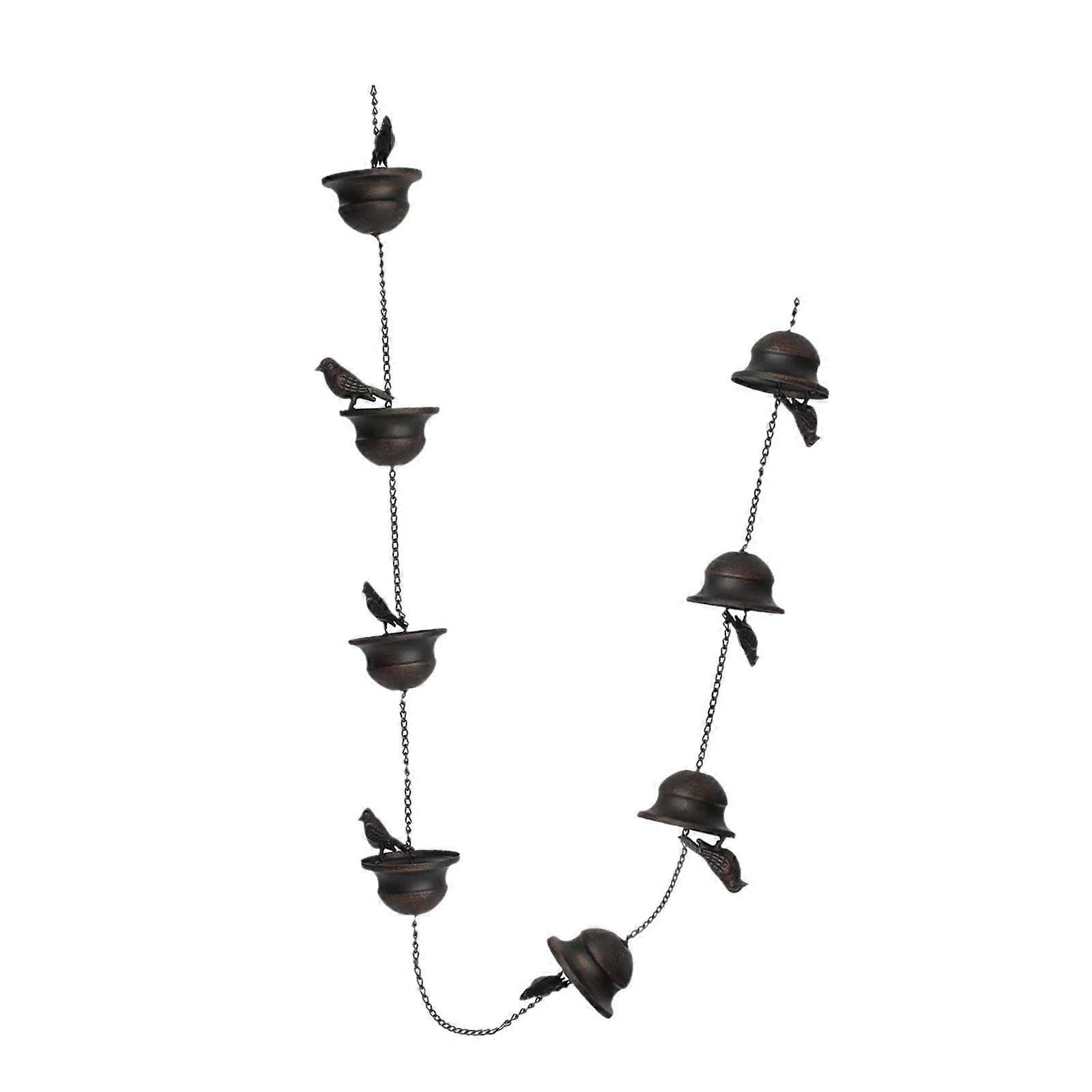 Ersatz Downpipes Cup Rain Chain Awnings Bird Rain Cha for Gutters