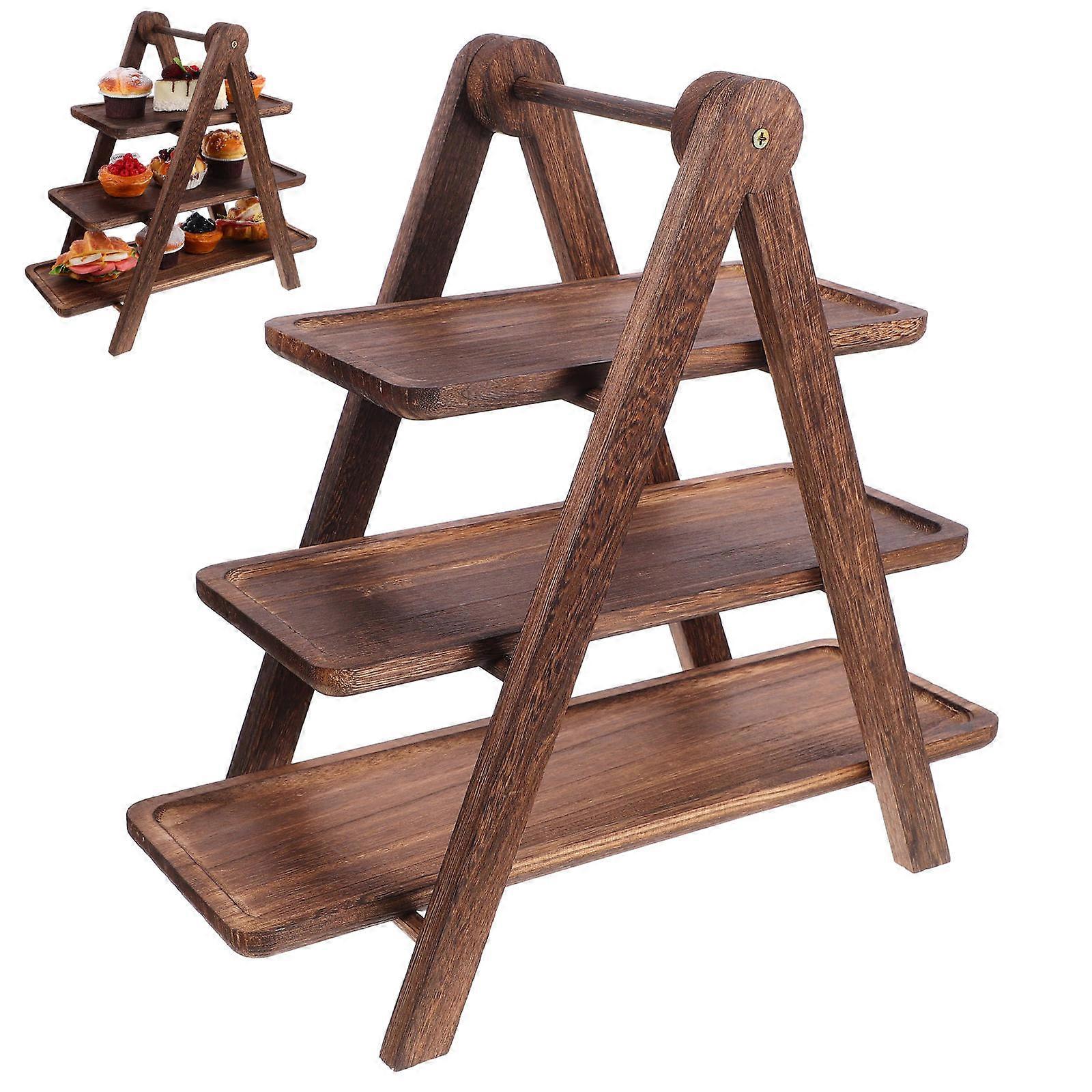Wooden Tray Organizer with Ample Storage