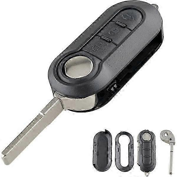 3 Button Car Key Shell Replacement - Suitable for Certain Automotive Brands - Durable Remote Key Shell for Enhanced Security and Performance