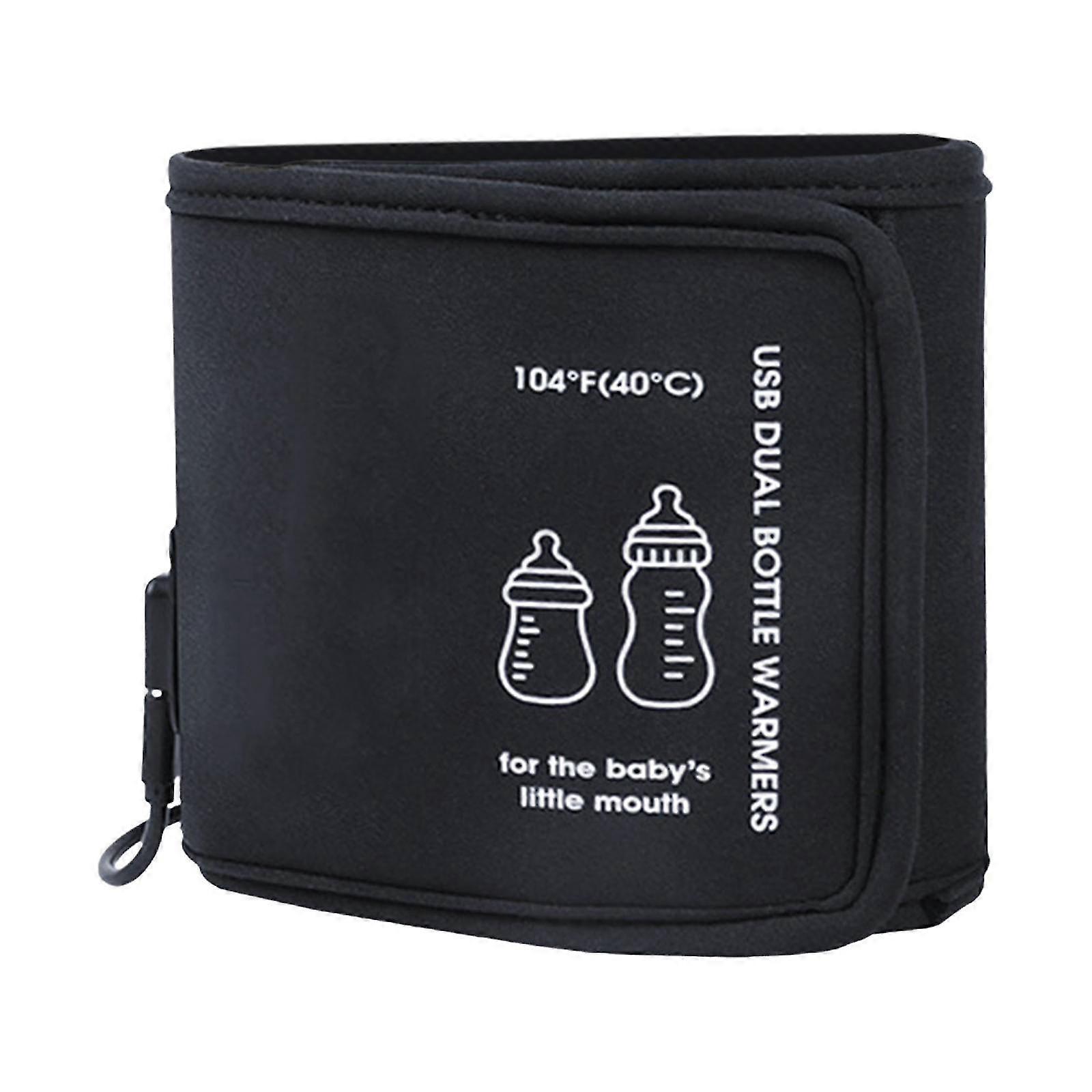 Portable USB Baby Bottle Warmer Sleeve for Traveling, Camping, and Picnics, Ideal for Use in Cars and Outdoor Activities
