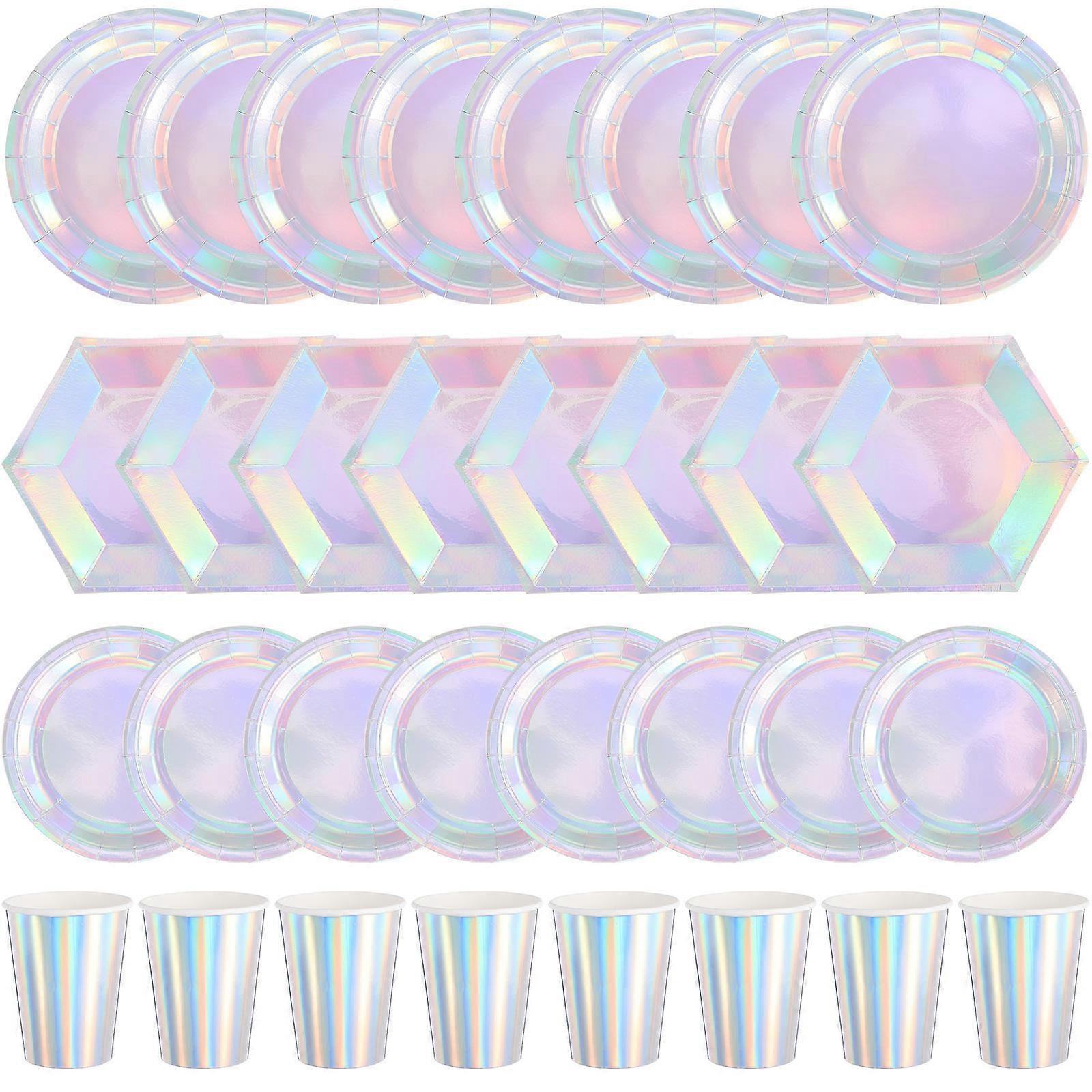 Functional Party Tableware, Paper Plates and Cups for Daily Use