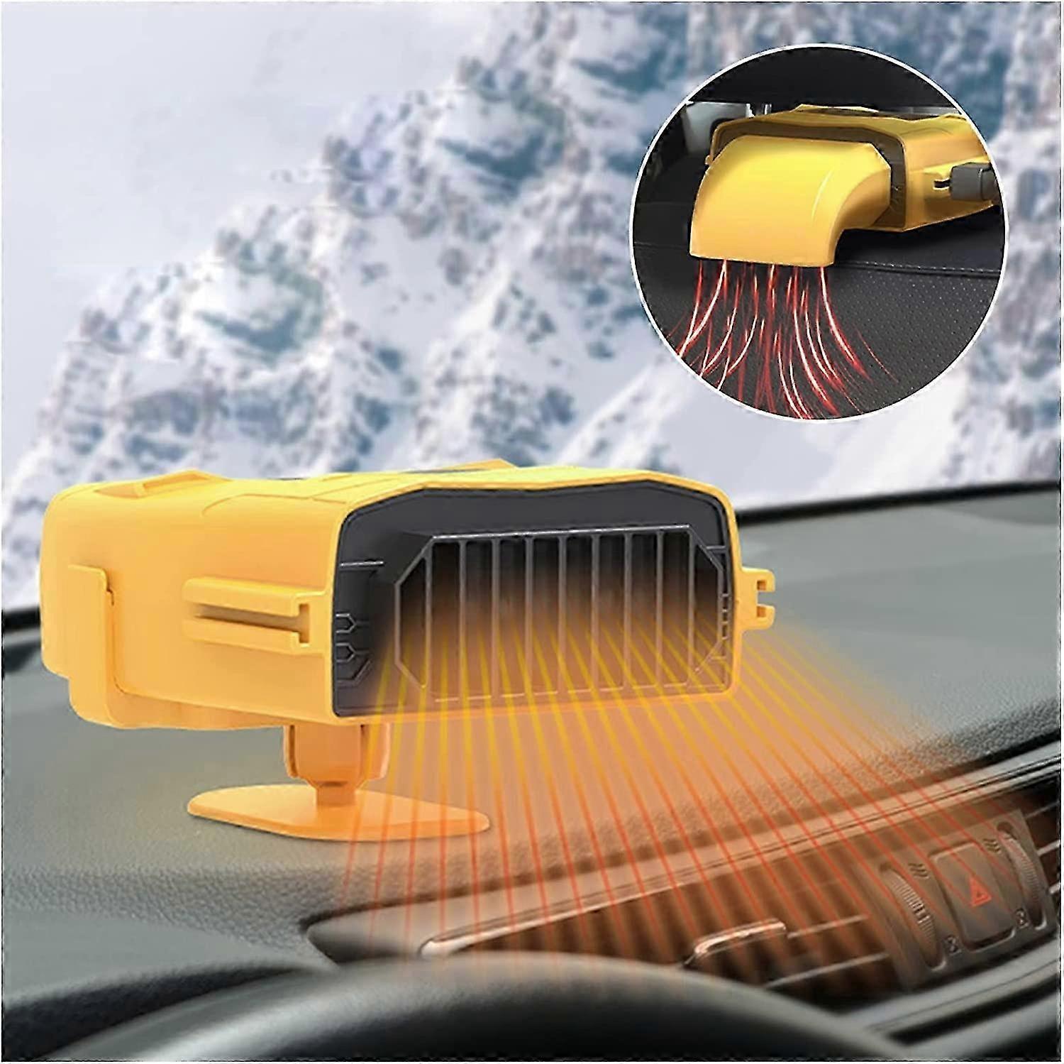 12V 150W Portable Car Heater Defroster, 3-in-1 Fast Heating & Cooling with 360° Rotation