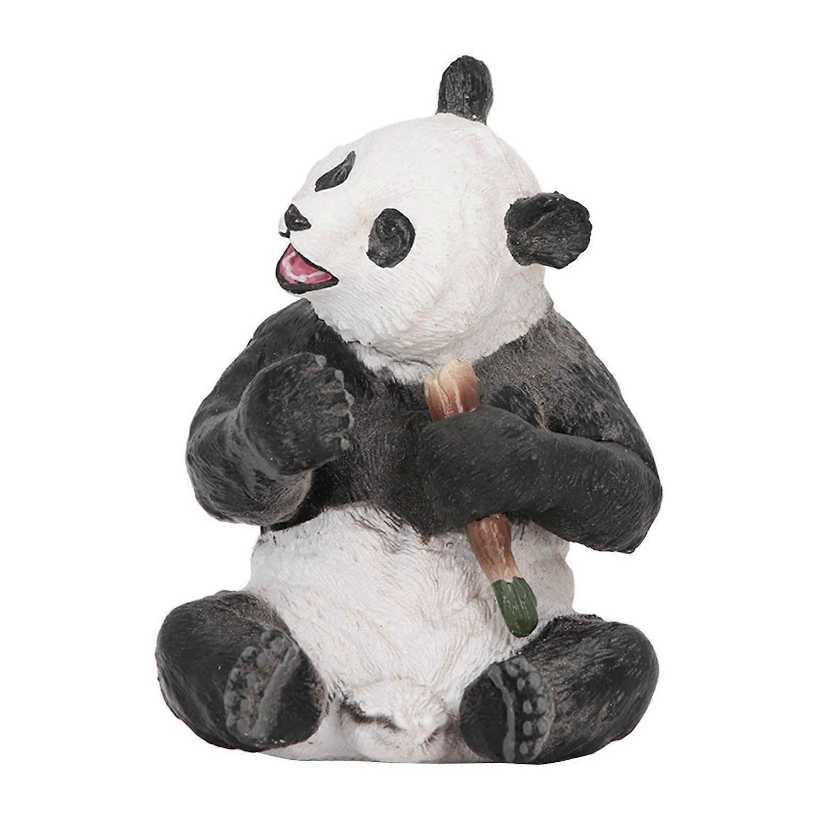 2025 أحدث نموذج محاكاة الباندا نموذج رائعتين نابض بالحياة تمثال الباندا
