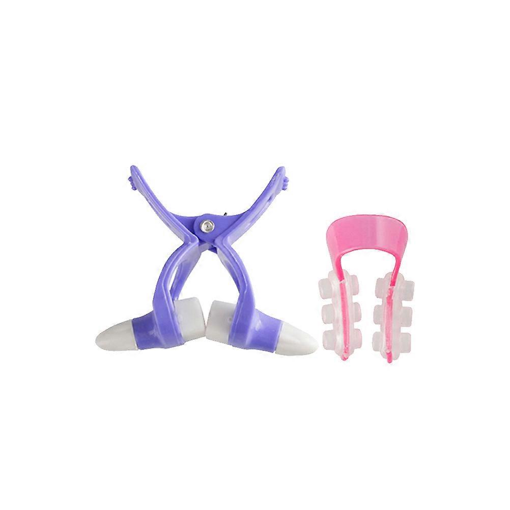 Silicone Nose Clip 2pcs Nose Lifting Shaper Corrector for Non Invasive Nose Straightening & Droop Correction Beauty Enhancement Tool