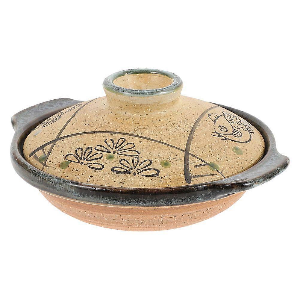 Japansk Keramisk Gryta Pan Kök Gryta Gryta Soppa Gryta Gryta Pot