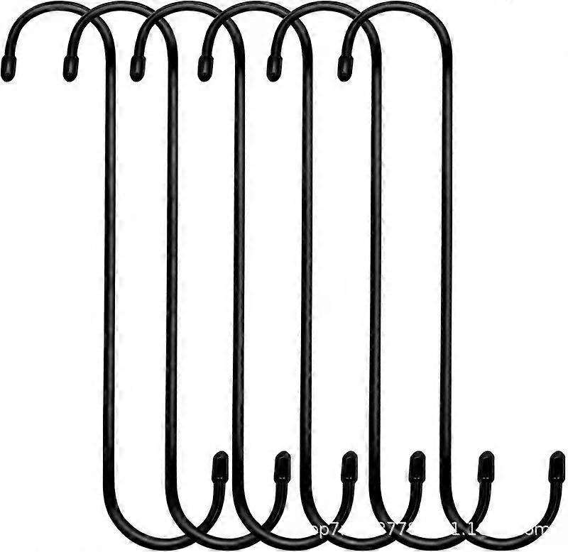 Pack 10" Extra Large S Hooks for Hanging Plants, Kitchen Utensils, Pergolas and Closets