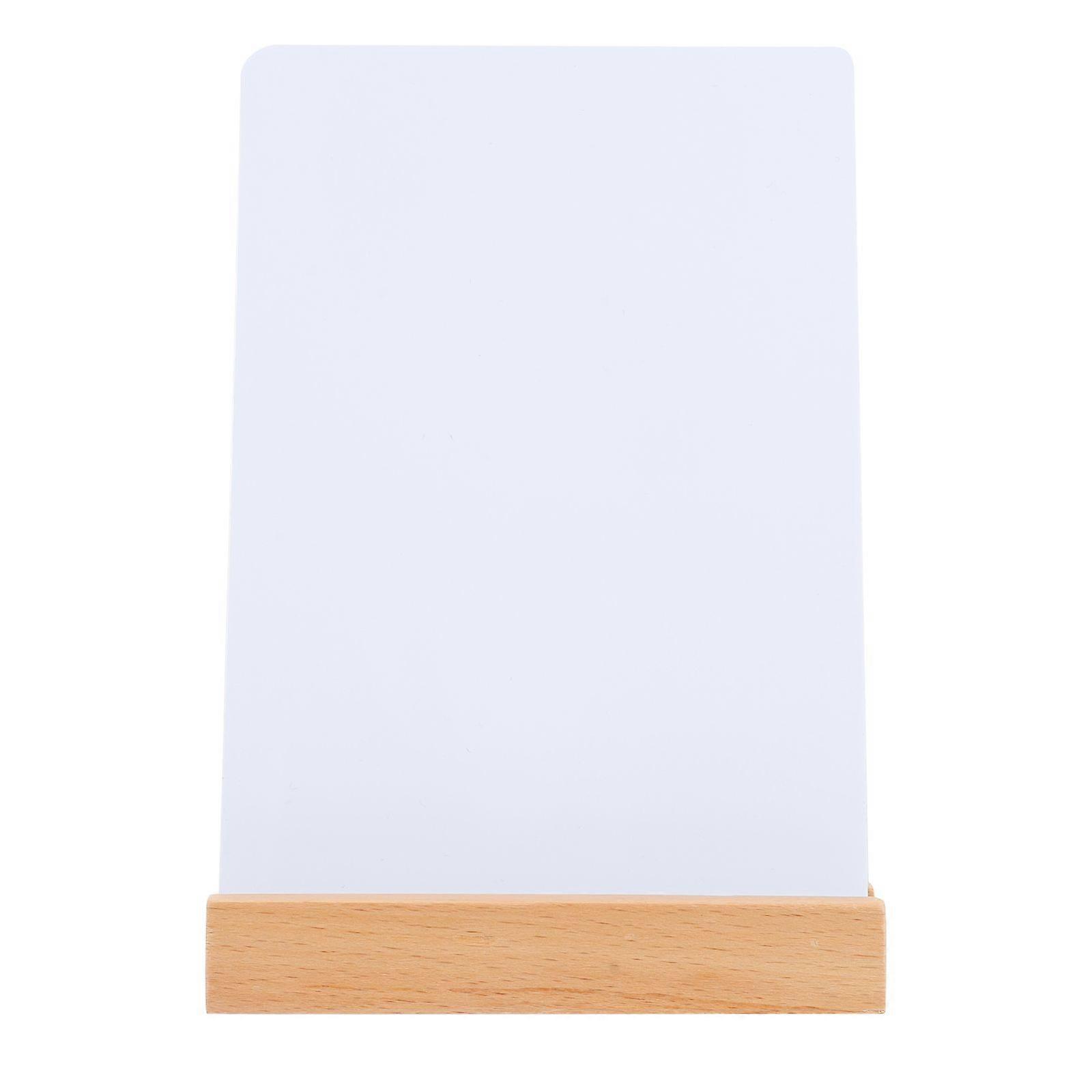Lavagna di gesso riutilizzabile Piccola lavagna Segno Bacheca con Base (formato A6)