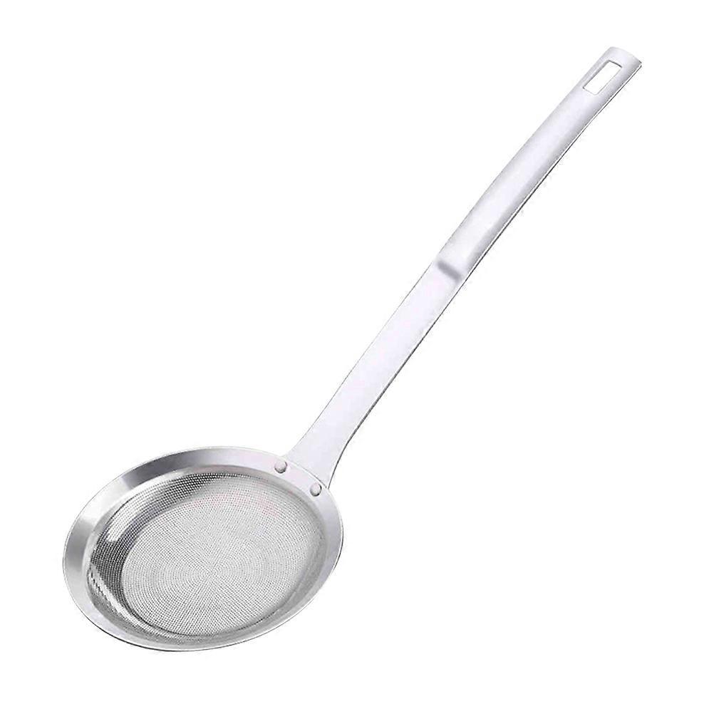 Kitchen Mesh Strainer Stainless Steel Straining Food Preparation 26X8X0.3CM 1Pcs