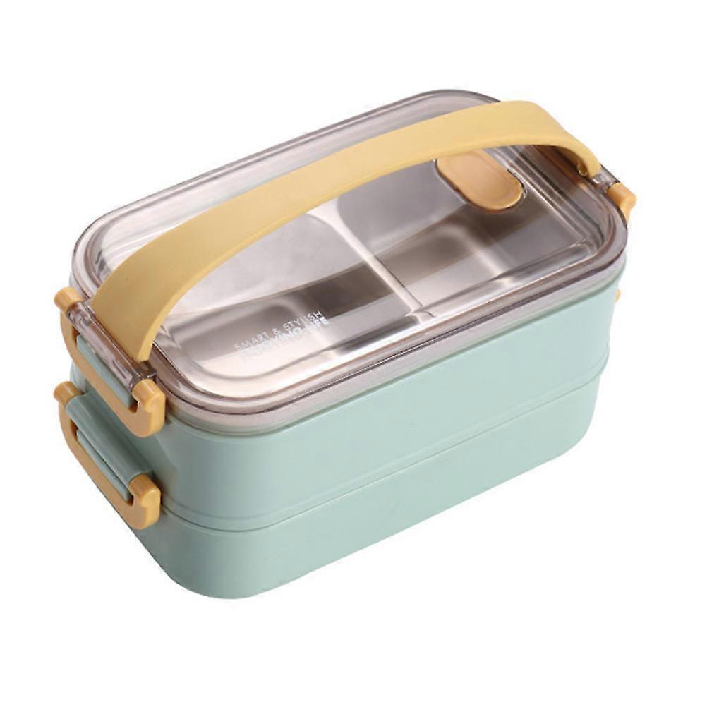 Portable Thermal Lunch Box Stainless Steel Food Storage Container For Teachers Daily Use 8.65x4.72x4.32inch 1Pcs