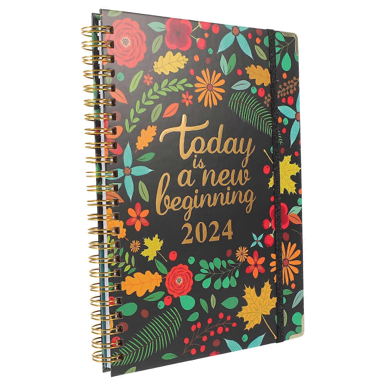 It sounds like you're referring to or describing a **portable academic planner book** (in English version), which is a stylish binder style notebook