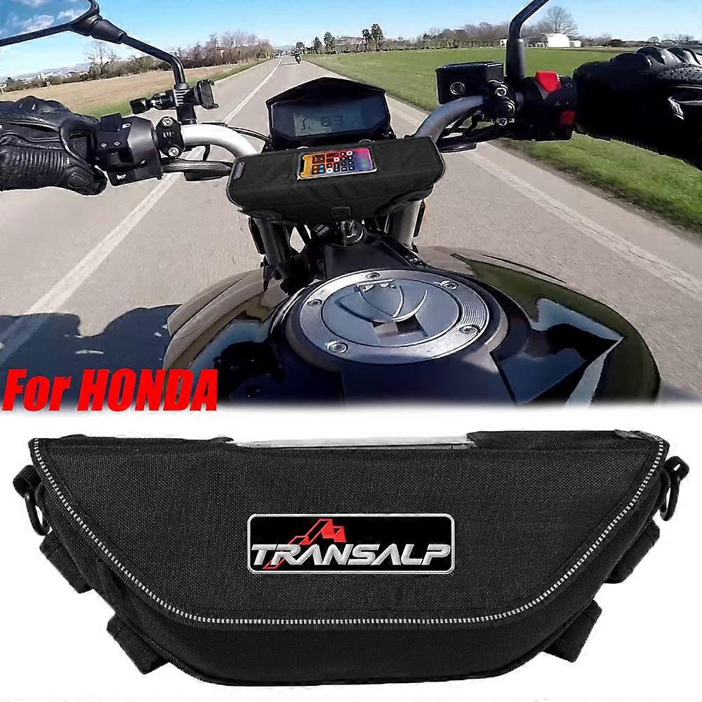 For Honda XL750 Transalp XL650 XL 750 650 Motorcycle accessory Waterproof And Dustproof Handlebar Storage Bag navigation bag -J