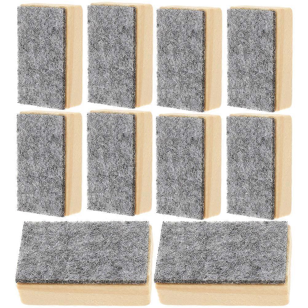 Cleaning Chalkboard Erasers Dusting Tools For Blackboard 4.50X2.80X1.20CM 10Pcs
