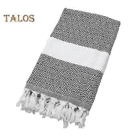 Turkish Hand Towels Stylish Boho Farmhouse Style with Tassels Quick-drying Geometric Patterns Versatile Hand Towel