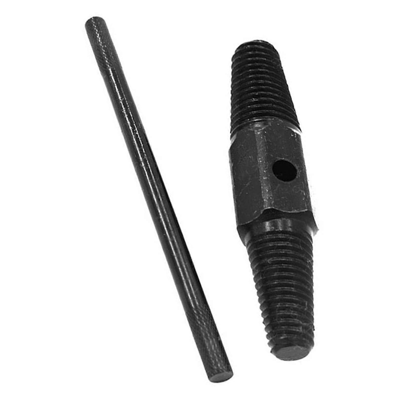 Highcarbon steel Doubleheaded screw extraction tool with auxiliary rod, Easy removal of carbon steel screw extractor for enthusiasts
