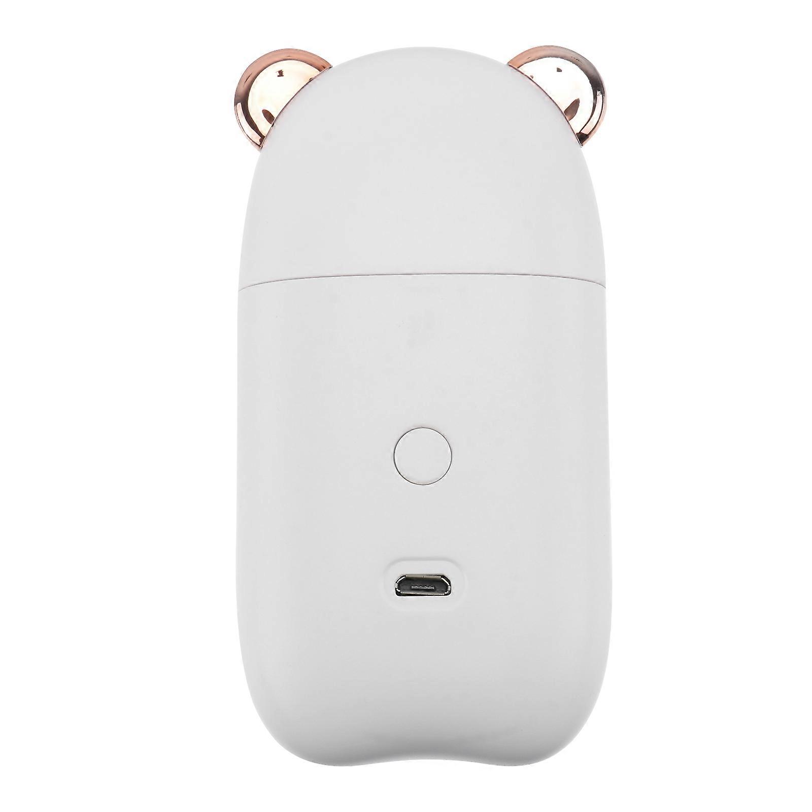 Facial Mist Sprayer Portable Easy to Clean Office Use 10.3X5.5CM White 1Pcs