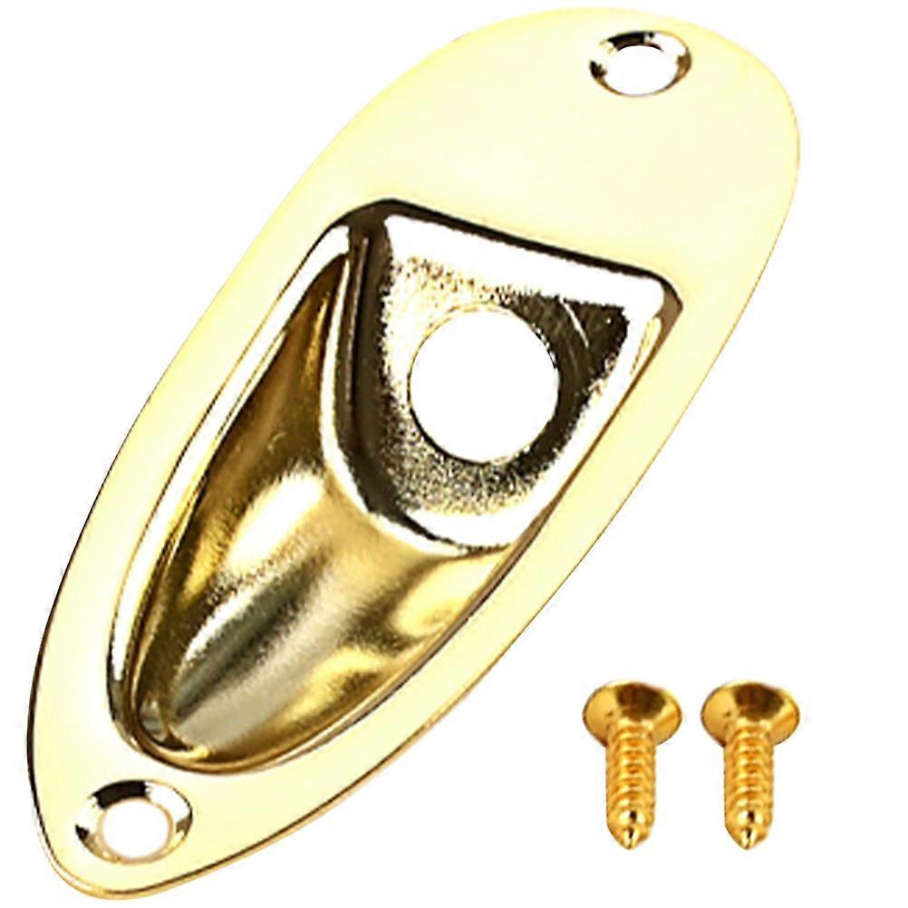 Practical Guitar Accessory Golden Guitar Jack For Electric Guitar Maintenance Fine Workmanship 1 Set