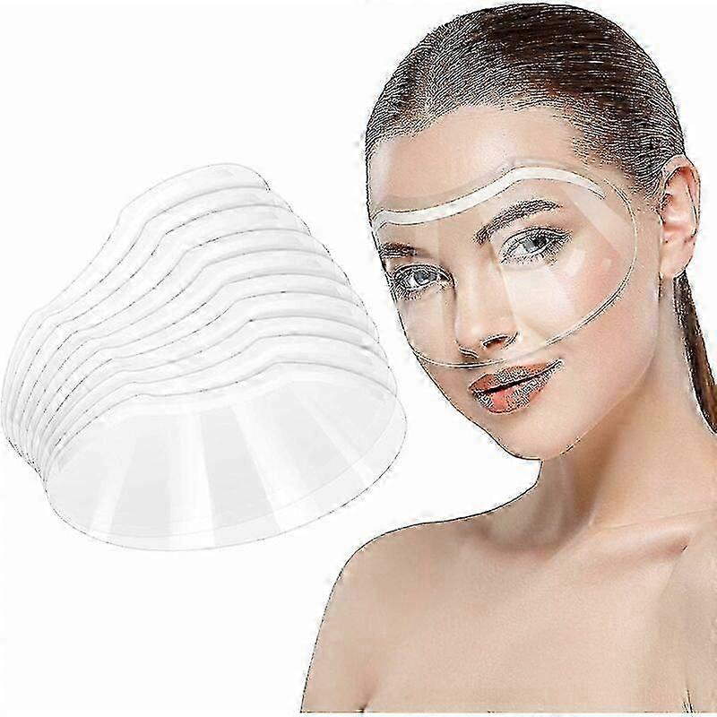 Clear Soft Visor for Microblading, Permanent Makeup, Eyelash Extensions, Eye Cataract, Shower Face Eye Protector, 50 Pieces