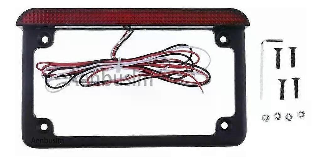 Marco De Placa De Matrcula De Motocicleta De Aluminio
