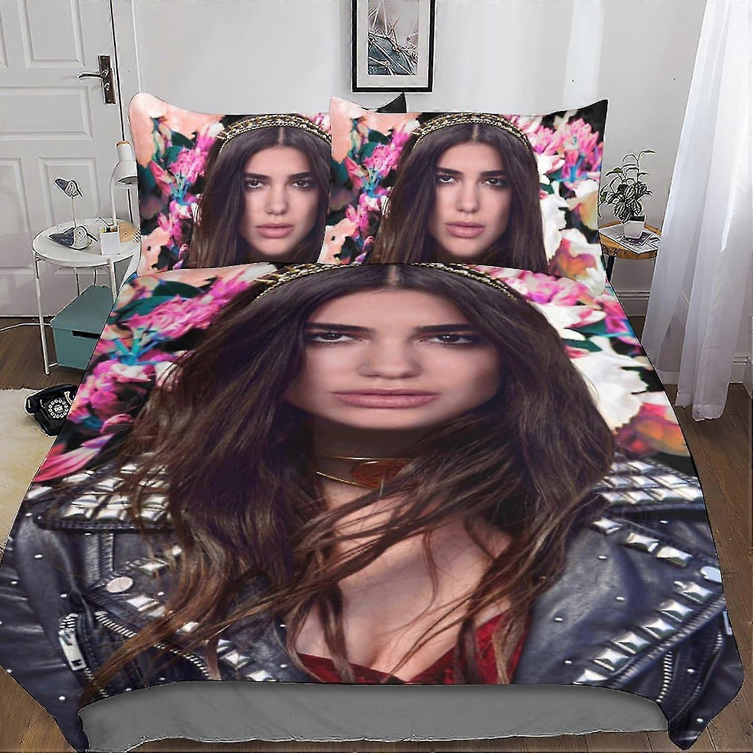 3-Piece Duvet Cover Set for Kids and Teens, Soft 3D Bedspread with Zipper Closure, Suitable for Certain Brands