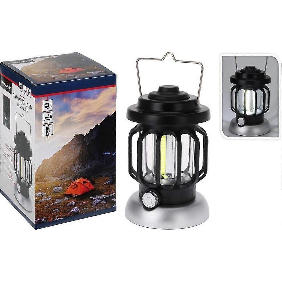 CAMPINGLIGHT COB 10X16CM BLACK - High Quality