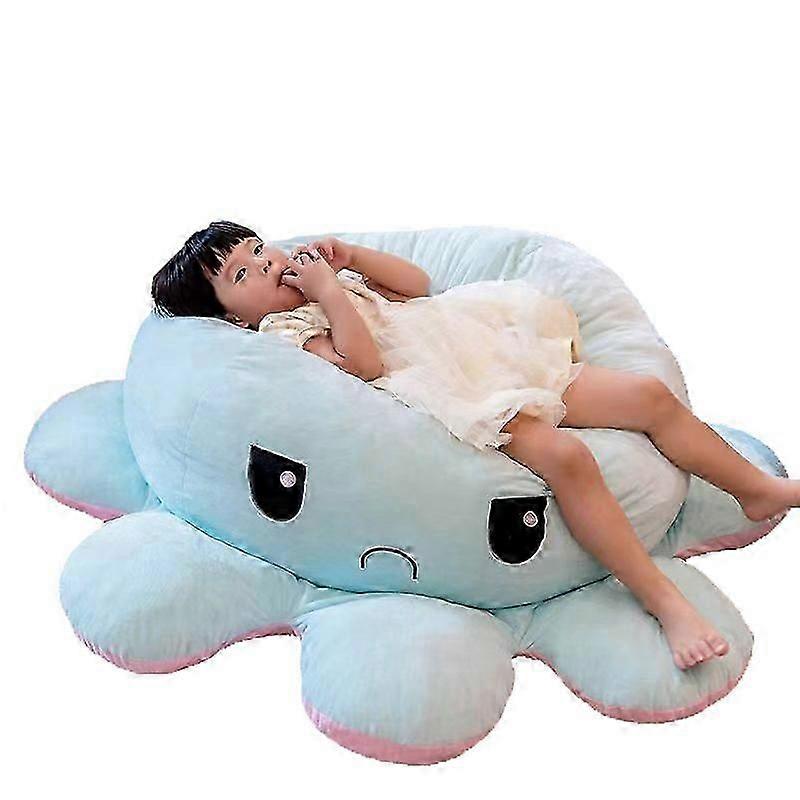 Large Reversible Octopus Plush Toy  Soft, Cuddly, and Versatile Pillow Cushion for Kids & Adults js