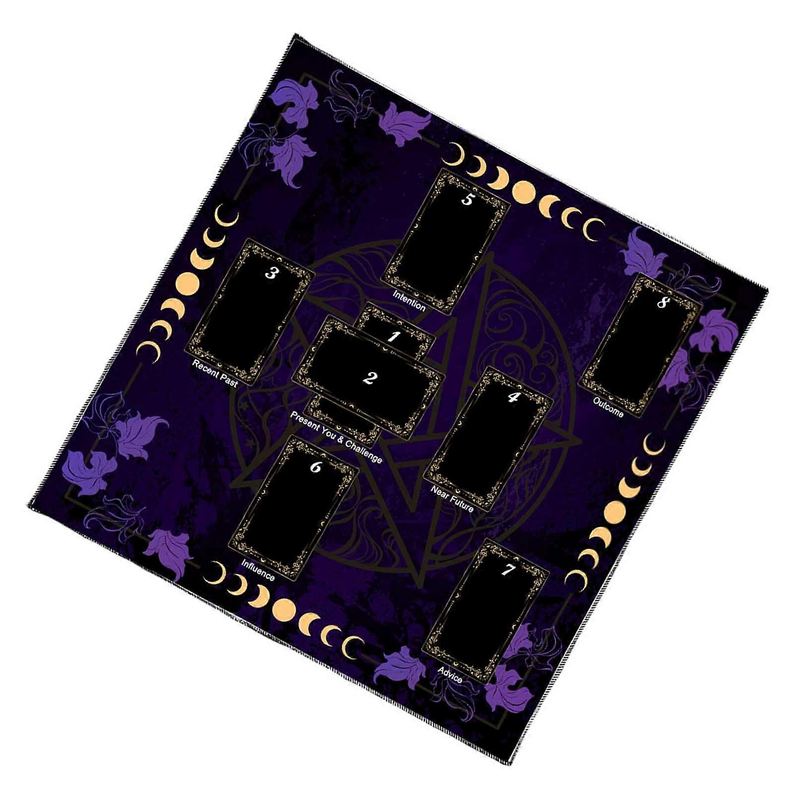 Tablecloth For Tarot Reading And Divination, Astrology, Altar Cloth, Fabric 60x60cm, Board Game Accessory