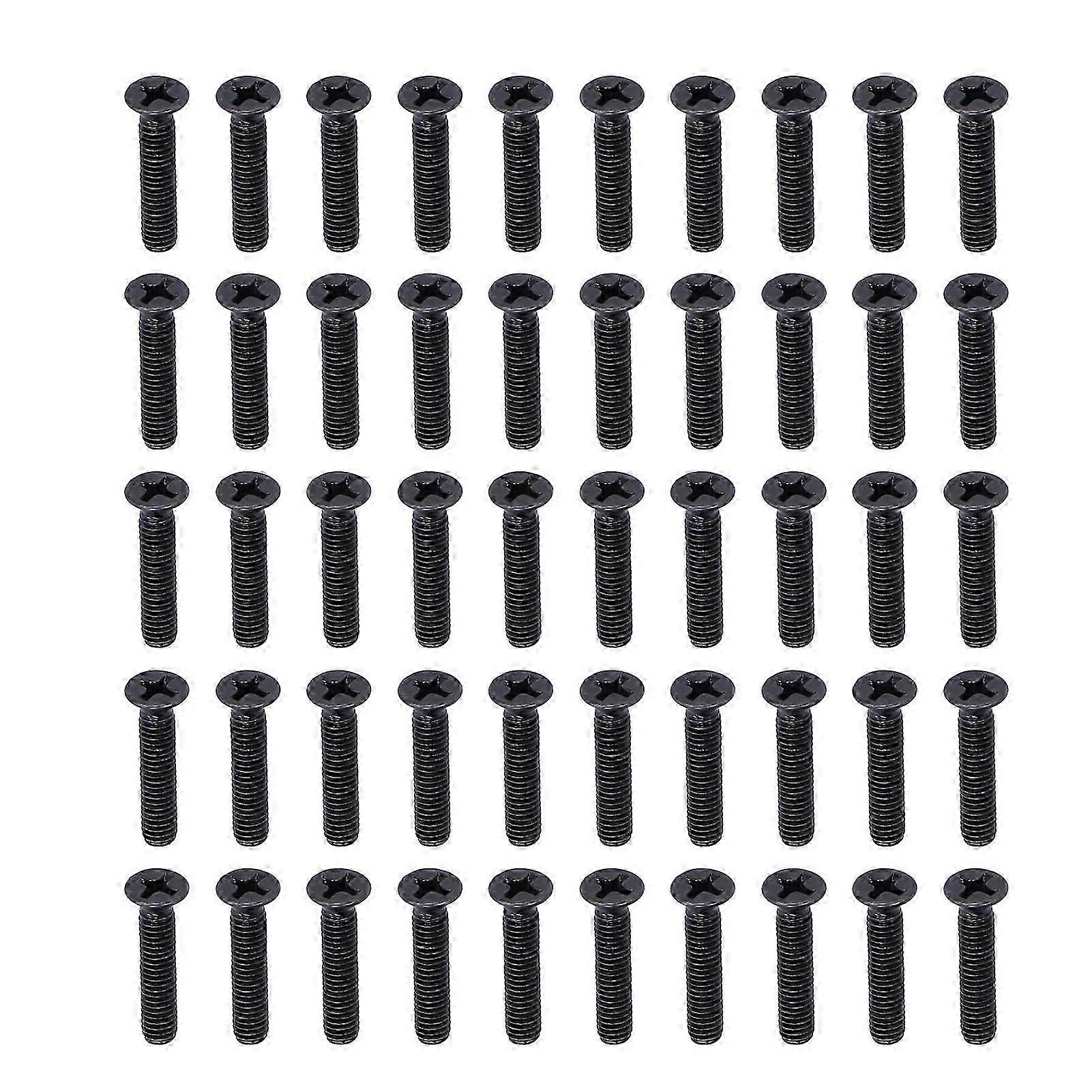 50Pcs Flat Cross Countersunk Screw M4 A2?70 Connection Part for Repair Maintenance M4x20