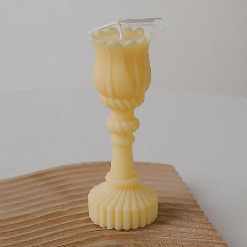 2025 Latest Model  Scented Candle Tulip Shape Exquisite Romantic Aromatherapy