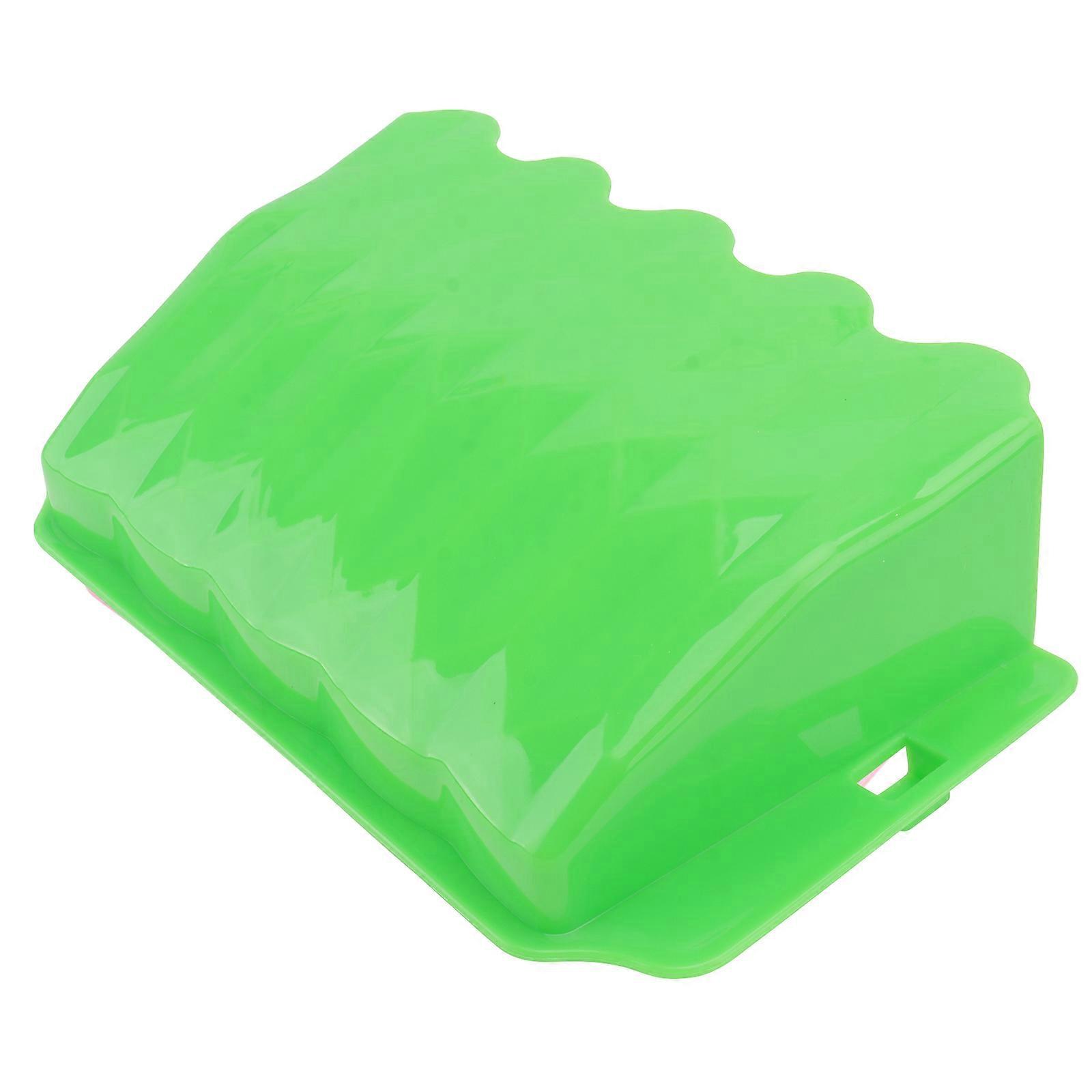 Bunny Hay Holder Rectangular Shaped Simple Design Rabbit Feeder For Cage Plastic Outdoor Cage Use 1Pack