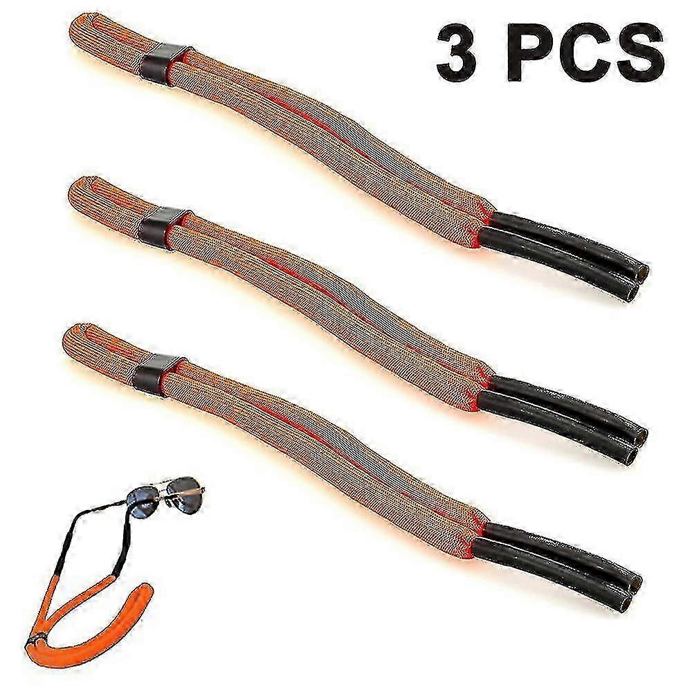 3 Pcs Floating Sunglass Strap Pack Glasses Float Eyewear Retainer For Surfing Sailboat Swimming