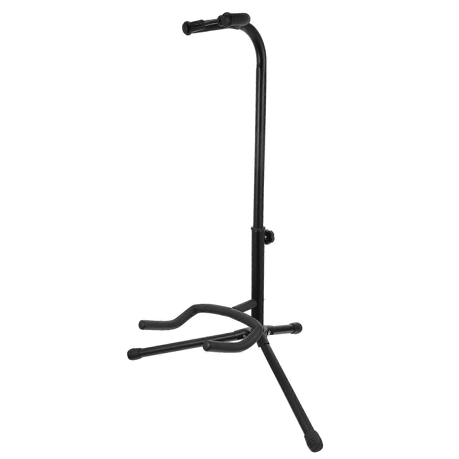 Compact Guitar Stand Foldable Frame Triangle Shape Iron Material Waterproof 1Pack