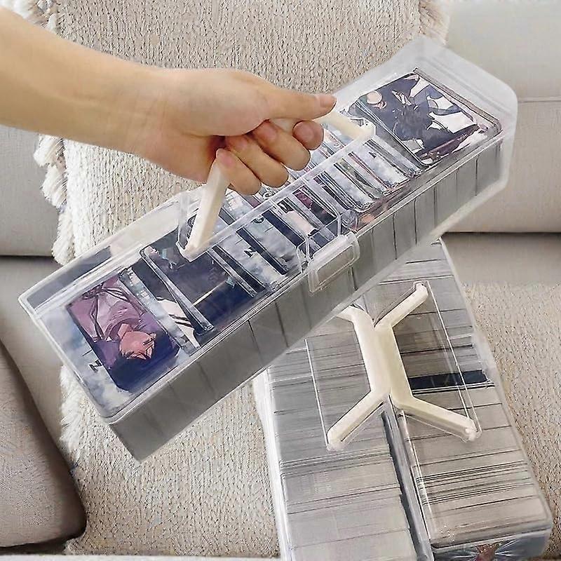 Robust Plastic Toploader Box for Trading Cards Storage Protection