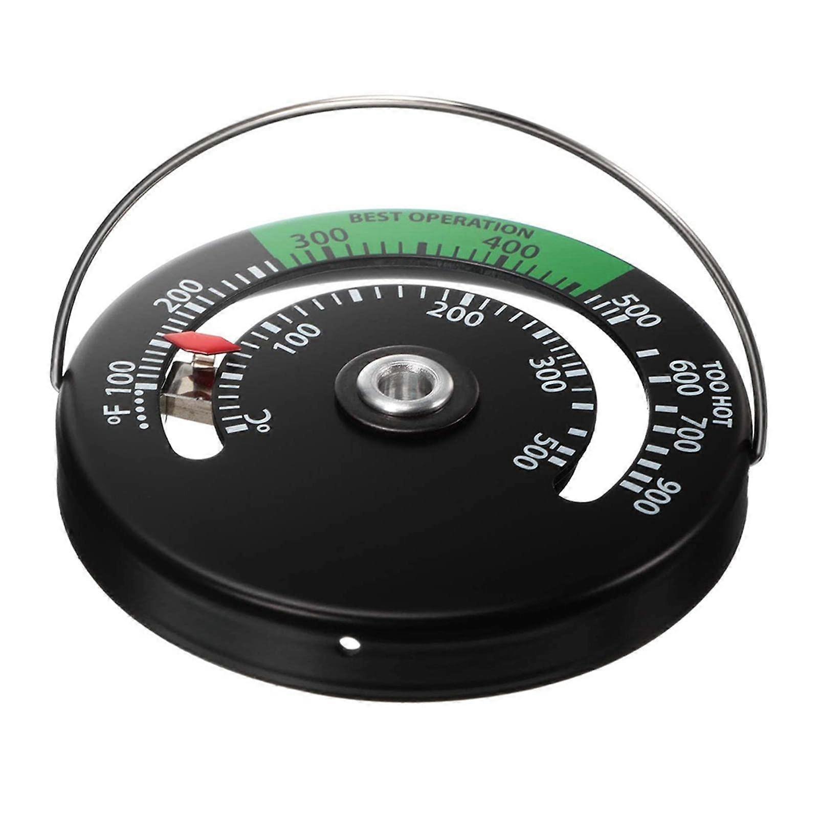 Magnetic Fireplace Thermometer Flue Pipe Temperature Display for Wood Stove Stove