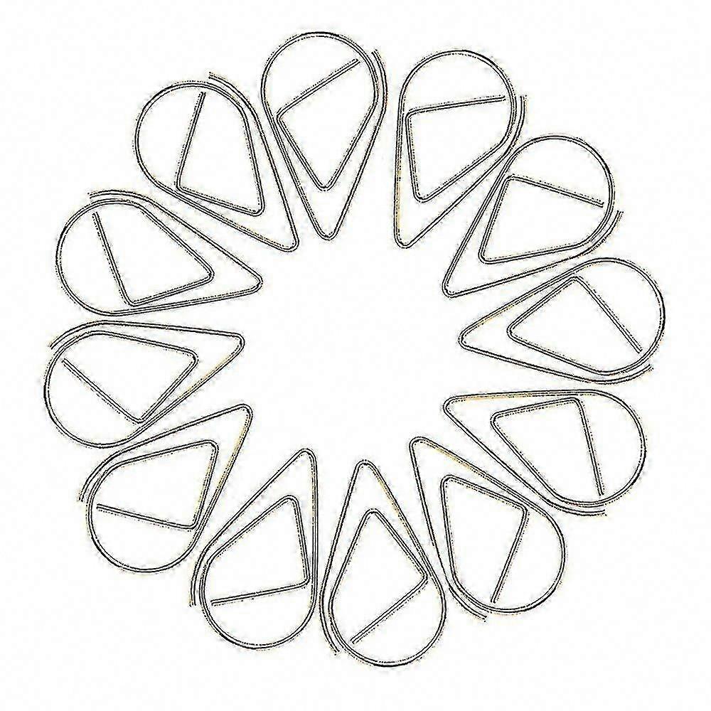 100 Colorful Jumbo Paper Clips for Office, 0.8mm Large Reusable Clips, Assorted Coated Big Paper Clips for School & Work
