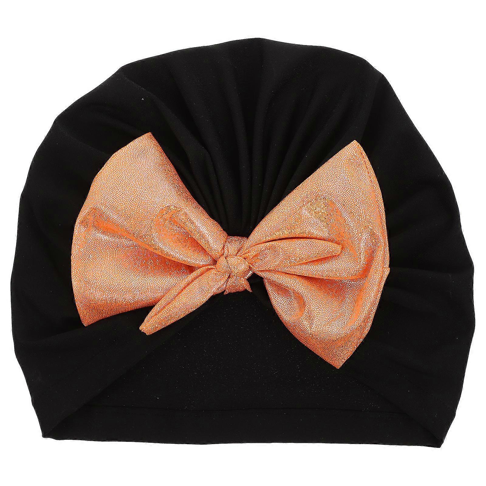 Swimming Cap Adult Protective Nylon Elastic Hat For Reducing Head Fatigue Orange 21x24cm 1Set