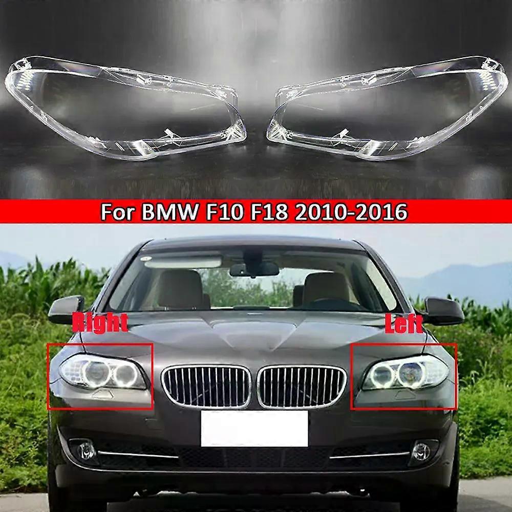 Auto Scheinwerfer Objektiv Scheinwerfer Klare Abdeckung Auto Shell Für BMW 5er F10 F18 2010 - 2016 Transparent Lampenschirm Lampenschirm Kappen-Rechts