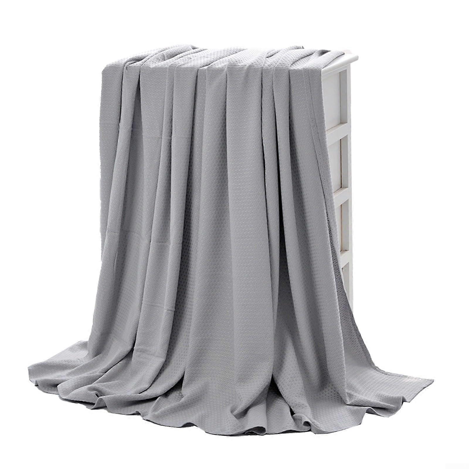 Cooling Blanket for Restful Sleep, Soft, Suitable for Hot Summer Nights, Grey (100x120cm)
