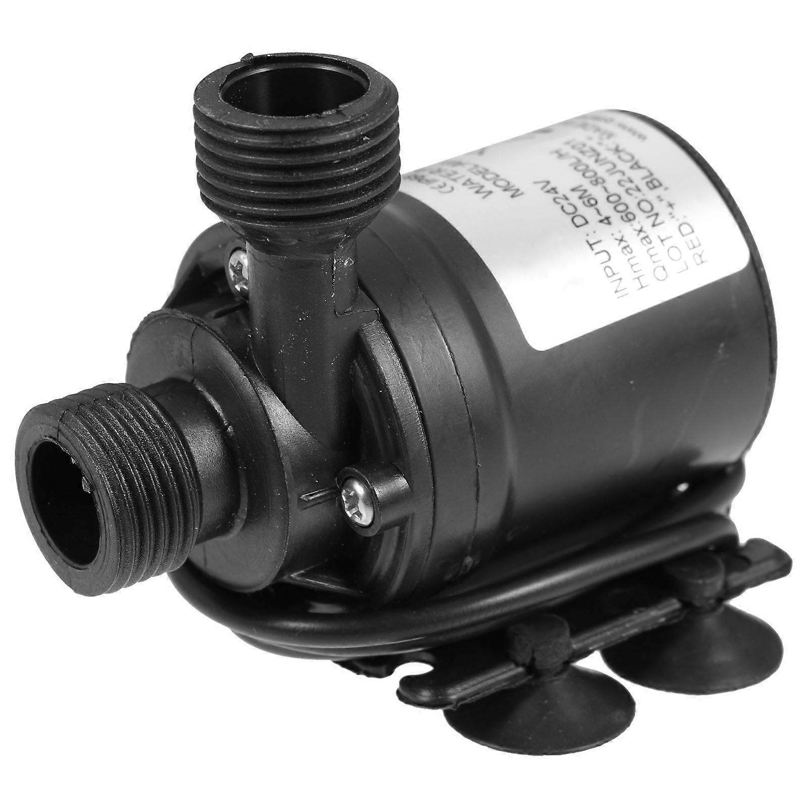 Water Pressure Booster Pump Dc24v Submersible Suction Cup Silent Water Pump For Aquarium Maintenance 1Pack