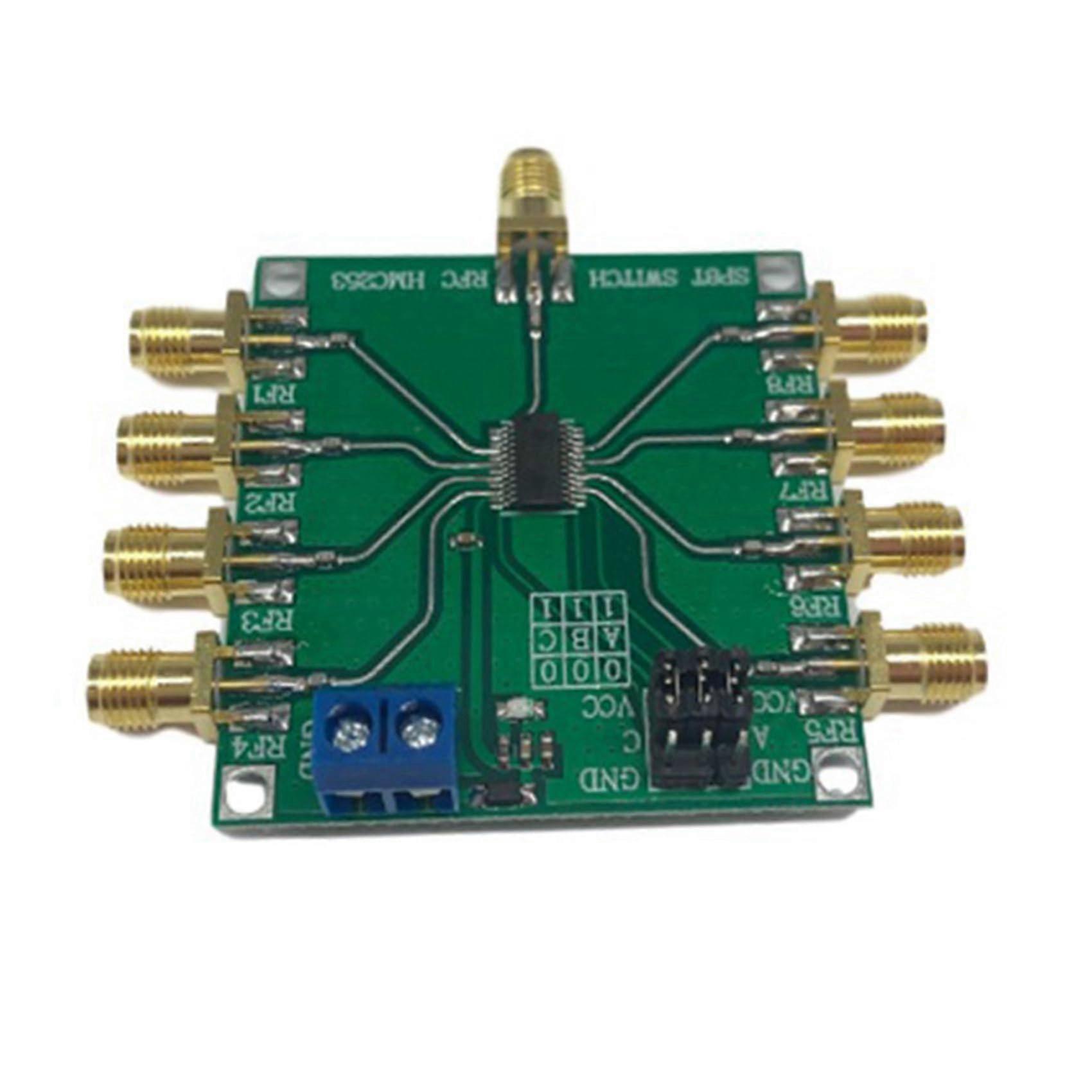 HMC253 DC2.5 GHz Multifunction Single Pole Eight Throw Switch Switch Channel Select Antenna Module Easy to Use