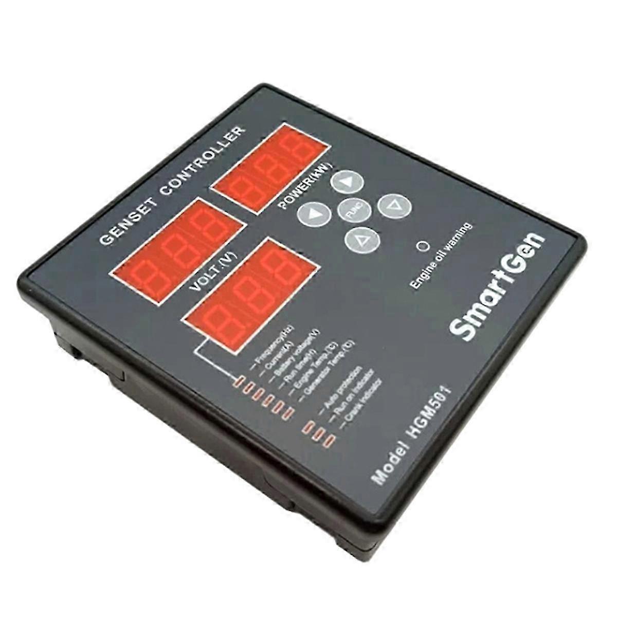 HGM501 Controller for Small Gasoline and Generator Sets, Automatic Start and Stop Control Module Panel