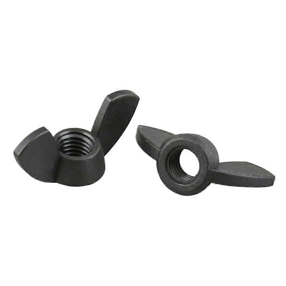 M3 M4 M5 M6 M8 M10 M12 Nylon Wing Nuts, Plastic Wing Nut, M6 Size, 5-Pack, White Color, Hand Tighten